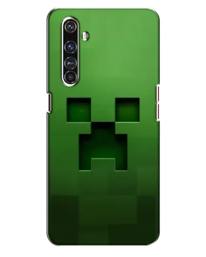 Чехол для Realme X50 Pro с картинкой «Крипер микро-дизайн»