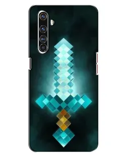 Чохол для Realme X50 Pro з картинкою «Алмазний меч неон»