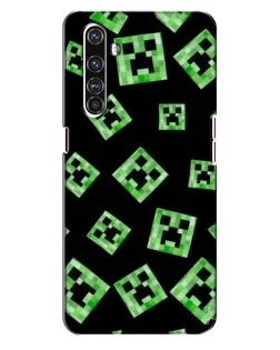 Чохол для Realme X50 Pro з картинкою «Паттерн з кріперами»