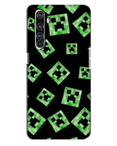 Чехол для Realme X50 Pro с картинкой «Паттерн с криперами»
