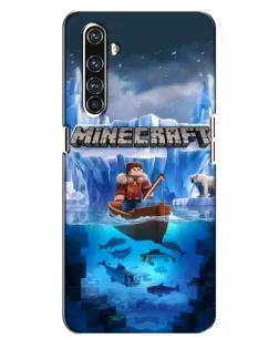 Чохол для Realme X50 Pro з картинкою «Minecraft льодянийсвіт»