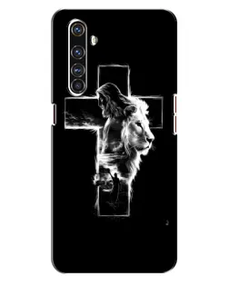 Чехол для Realme X50 Pro с картинкой «Сияющий крест Jesus»
