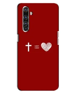 Чехол для Realme X50 Pro с картинкой «Уравнение любви»