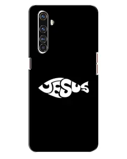 Чехол для Realme X50 Pro с картинкой «Рыба Jesus»