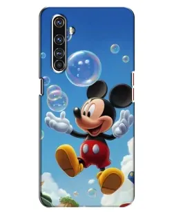 Чехол для Realme X50 Pro с картинкой «Mickey и мыльные пузыри»