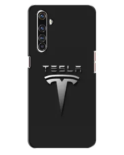 Чохол для Realme X50 Pro з картинкою «Сталевий логотип Tesla» Чохол для Realme X50 Pro з картинкою «Сталевий логотип Tesla»