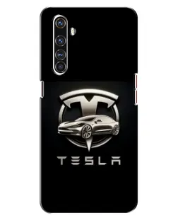 Чохол для Realme X50 Pro з картинкою «Tesla — срібне авто» Чохол для Realme X50 Pro з картинкою «Tesla — срібне авто»