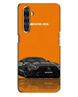 Чехол для Realme X50 Pro с картинкой «Оранжевый Mercedes AMG»