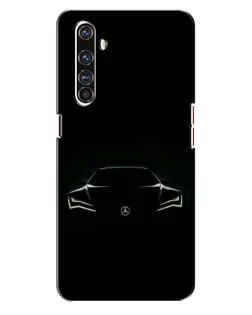 Чехол для Realme X50 Pro с картинкой «Mercedes — силуэт авто» Чехол для Realme X50 Pro с картинкой «Mercedes — силуэт авто»