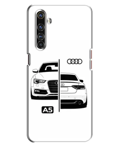 Чехол для Realme X50 Pro с картинкой «Audi — контрастный дизайн» Чехол для Realme X50 Pro с картинкой «Audi — контрастный дизайн»