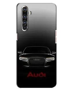 Чехол для Realme X50 Pro с картинкой «Audi — градиентный контур»