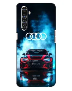 Чехол для Realme X50 Pro с картинкой «Audi Sport — неон»