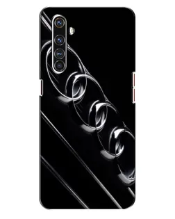Чехол для Realme X50 Pro с картинкой «Audi — абстрактные кольца»