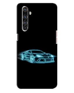 Чехол для Realme X50 Pro с картинкой «Неоновый контур Lamborghini» Чехол для Realme X50 Pro с картинкой «Неоновый контур Lamborghini»