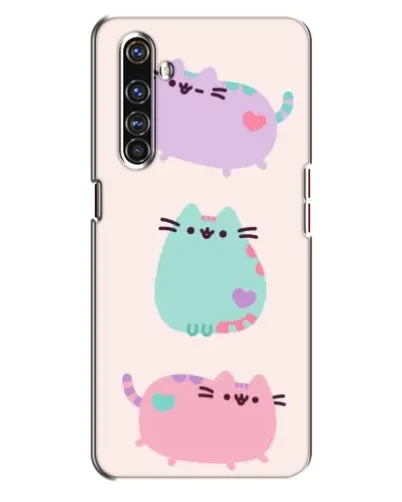 Чехол для Realme X50 Pro с картинкой «Pusheen трио» Чехол для Realme X50 Pro с картинкой «Pusheen трио»