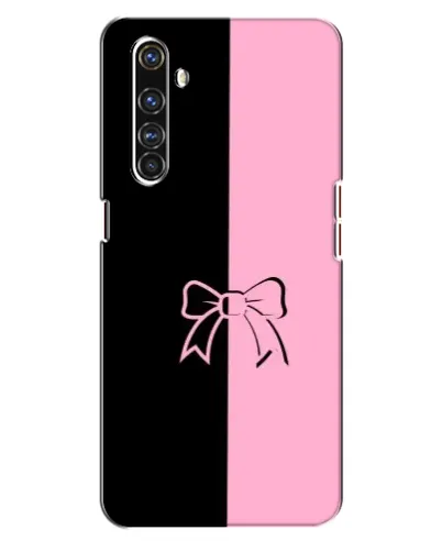 Чехол для Realme X50 Pro с картинкой «Половинки банта»