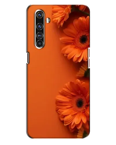 Чехол для Realme X50 Pro с картинкой «Оранжевые герберы»