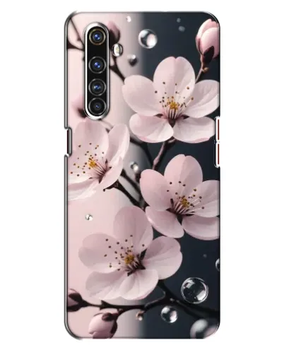 Чехол для Realme X50 Pro с картинкой «Нежная сакура и капли» Чехол для Realme X50 Pro с картинкой «Нежная сакура и капли»