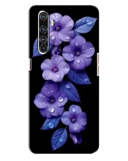 Чехол для Realme X50 Pro с картинкой «Фиолетовые цветы с росою» Чехол для Realme X50 Pro с картинкой «Фиолетовые цветы с росою»
