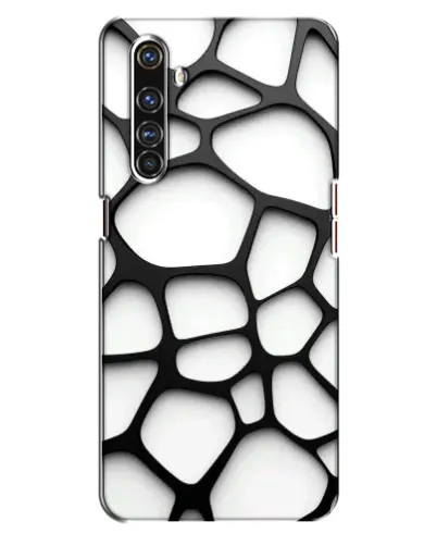 Чехол для Realme X50 Pro с картинкой «Белая объемная сетка» Чехол для Realme X50 Pro с картинкой «Белая объемная сетка»