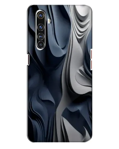 Чехол для Realme X50 Pro с картинкой «Объемные синие складки» Чехол для Realme X50 Pro с картинкой «Объемные синие складки»