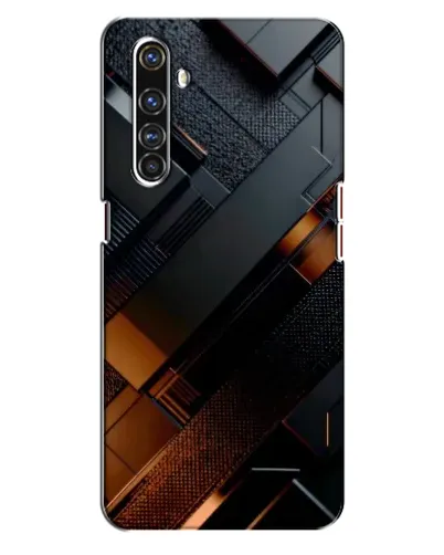 Чехол для Realme X50 Pro с картинкой «Черные геометрические блоки» Чехол для Realme X50 Pro с картинкой «Черные геометрические блоки»