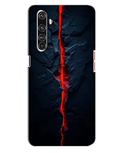 Чехол для Realme X50 Pro с картинкой «Kрасная лавовая трещина» Чехол для Realme X50 Pro с картинкой «Kрасная лавовая трещина»
