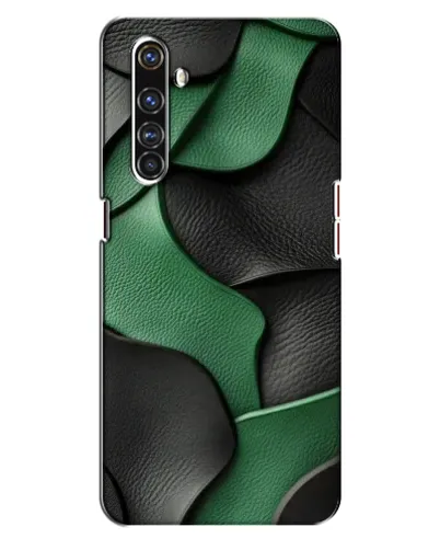 Чехол для Realme X50 Pro с картинкой «Зеленые кожаные волны» Чехол для Realme X50 Pro с картинкой «Зеленые кожаные волны»