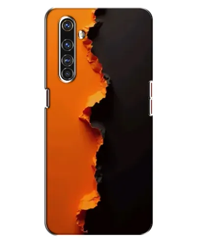 Чехол для Realme X50 Pro с картинкой «Оранжевый разлом» Чехол для Realme X50 Pro с картинкой «Оранжевый разлом»