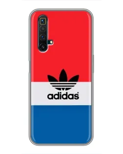 Чехол для Realme X50 с картинкой «Ретро блоки Adidas»