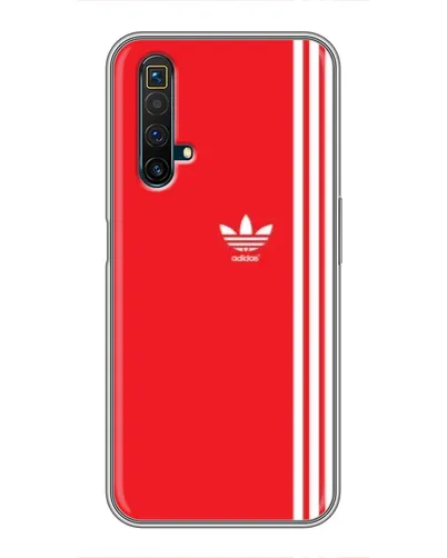 Чехол для Realme X50 с картинкой «Красный минимализм Adidas» Чехол для Realme X50 с картинкой «Красный минимализм Adidas»