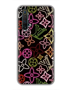 Чехол для Realme X50 с картинкой «Неоновый микс Nike»