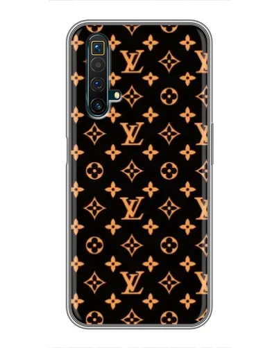 Чехол для Realme X50 с картинкой «Золотая монограмма LV» Чехол для Realme X50 с картинкой «Золотая монограмма LV»
