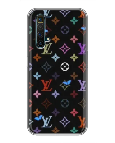 Чехол для Realme X50 с картинкой «Цветная монограмма LV» Чехол для Realme X50 с картинкой «Цветная монограмма LV»