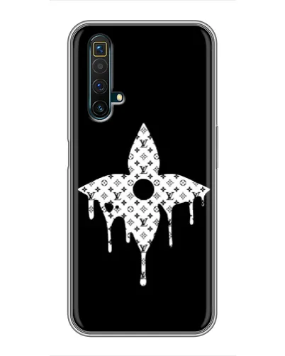 Чехол для Realme X50 с картинкой «Цветочная монограмма» Чехол для Realme X50 с картинкой «Цветочная монограмма»