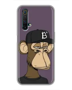 Чехол для Realme X50 с картинкой «Bored Ape в кепке»