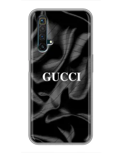 Чехол для Realme X50 с картинкой «Gucci — шелковые волны»