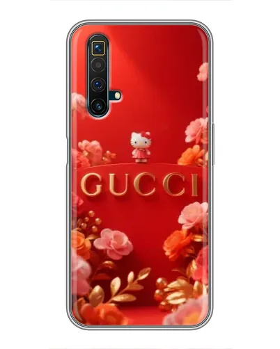 Чехол для Realme X50 с картинкой «Gucci — золотой сад»