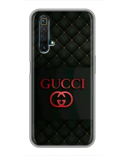 Чехол для Realme X50 с картинкой «Gucci — стеганый черный»