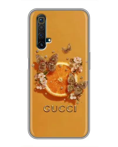 Чехол для Realme X50 с картинкой «Gucci — золотые бабочки» Чехол для Realme X50 с картинкой «Gucci — золотые бабочки»