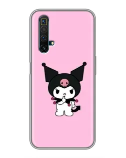 Чехол для Realme X50 с картинкой «Kuromi — розовая нежность»