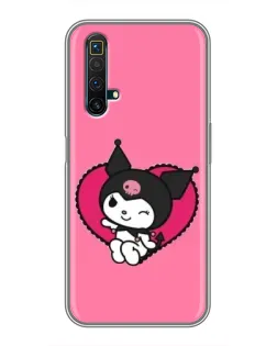 Чехол для Realme X50 с картинкой «Kuromi — любовь в сердце»