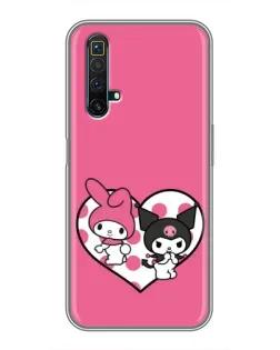 Чехол для Realme X50 с картинкой «Kuromi и My Melody»