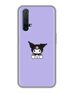 Чехол для Realme X50 с картинкой «Kuromi — фиолетовый минимализм»