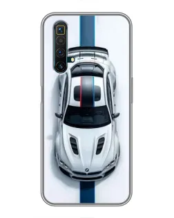 Чехол для Realme X50 с картинкой «Вид сверху — BMW M» Чехол для Realme X50 с картинкой «Вид сверху — BMW M»