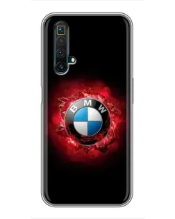 Чехол для Realme X50 с картинкой «Логотип BMW — вспышка» Чехол для Realme X50 с картинкой «Логотип BMW — вспышка»