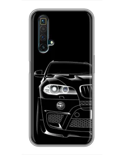 Чехол для Realme X50 с картинкой «Темный силуэт BMW» Чехол для Realme X50 с картинкой «Темный силуэт BMW»