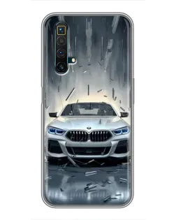 Чехол для Realme X50 с картинкой «BMW в свете фар» Чехол для Realme X50 с картинкой «BMW в свете фар»