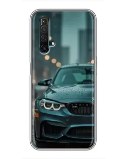Чехол для Realme X50 с картинкой «BMW в огнях города» Чехол для Realme X50 с картинкой «BMW в огнях города»