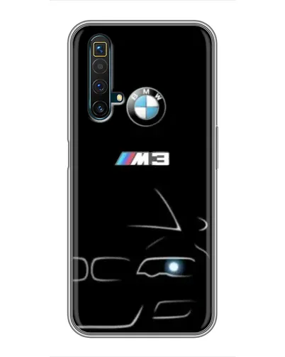 Чехол для Realme X50 с картинкой «Минималистичный принт BMW M3»